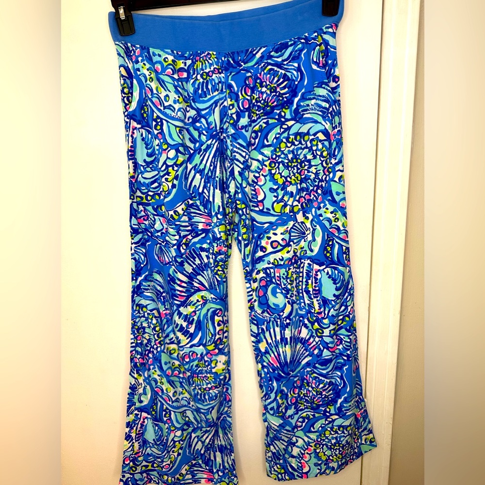 Lilly Pulitzer Seaside Beach Pant in Blue Ceviche
